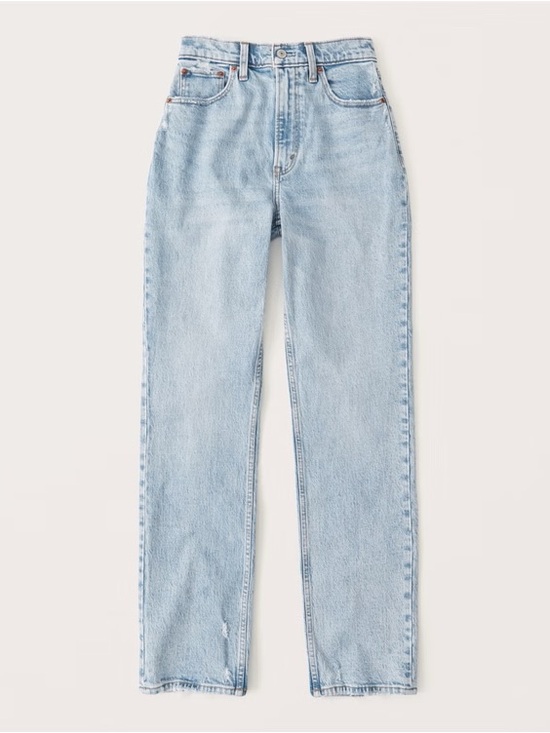 Abercrombie & Fitch Denim - Abercrombie Curve Love 90s straight ultra high rise jeans 29/8